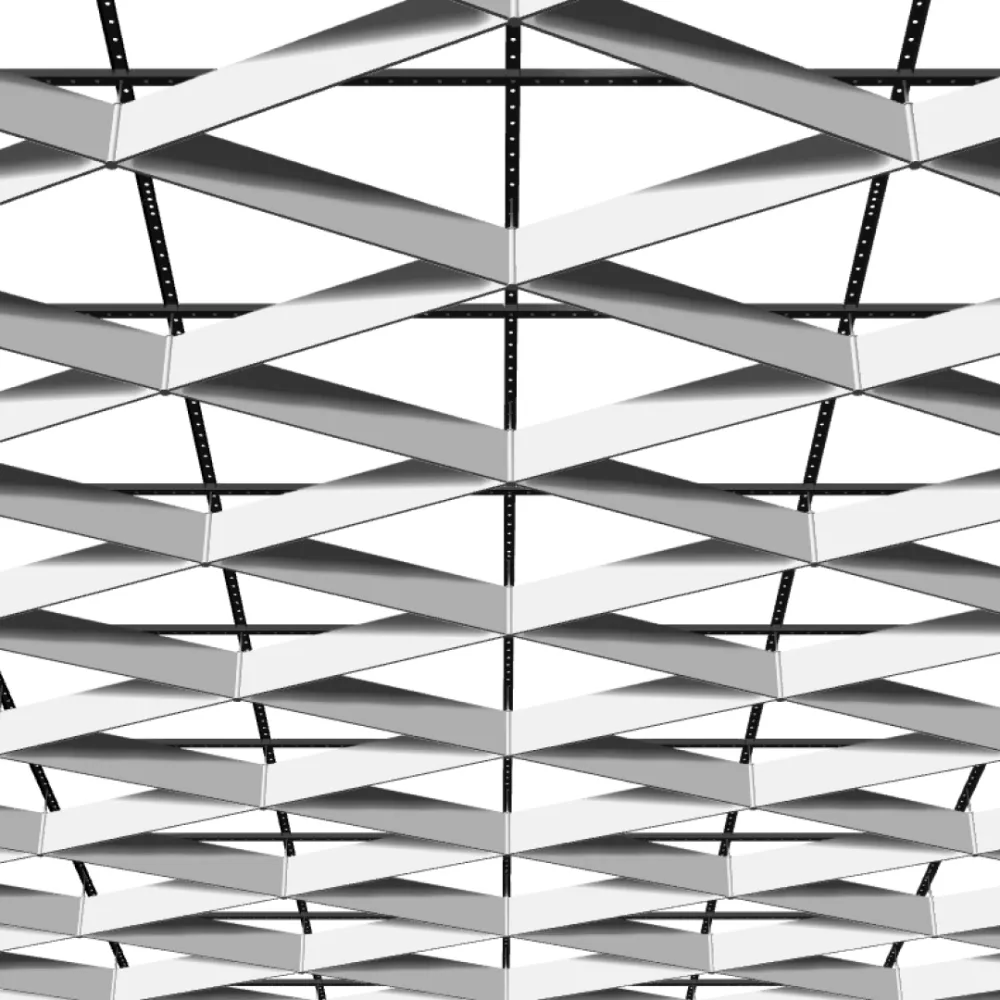 Maxi Series – Design 2 Anodized Suspended Ceiling System