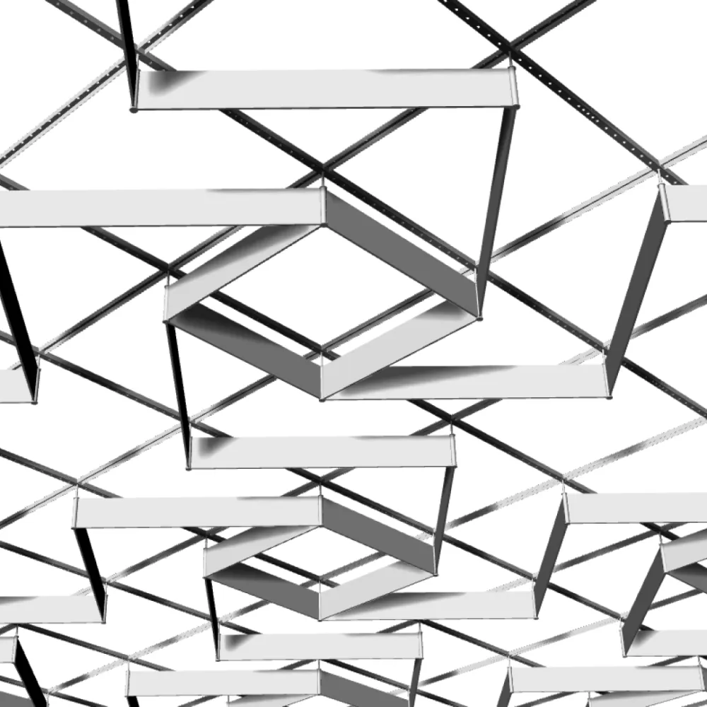 Mini Series – Design 26 Anodized Suspended Ceiling System