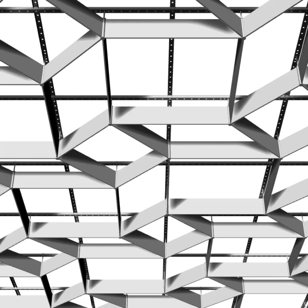 Midi Series – Design 25 Decorative Finish Suspended Ceiling System