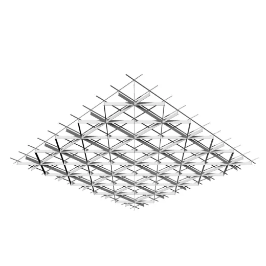 Maxi Series – Design 3 Anodized Suspended Ceiling System