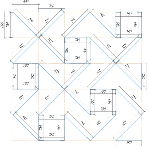 Midi Series – Design 16 Decorative Finish Suspended Ceiling System